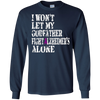 Image of Alzheimer's Awareness Tee For Godfathers Purple Ribbon Tee