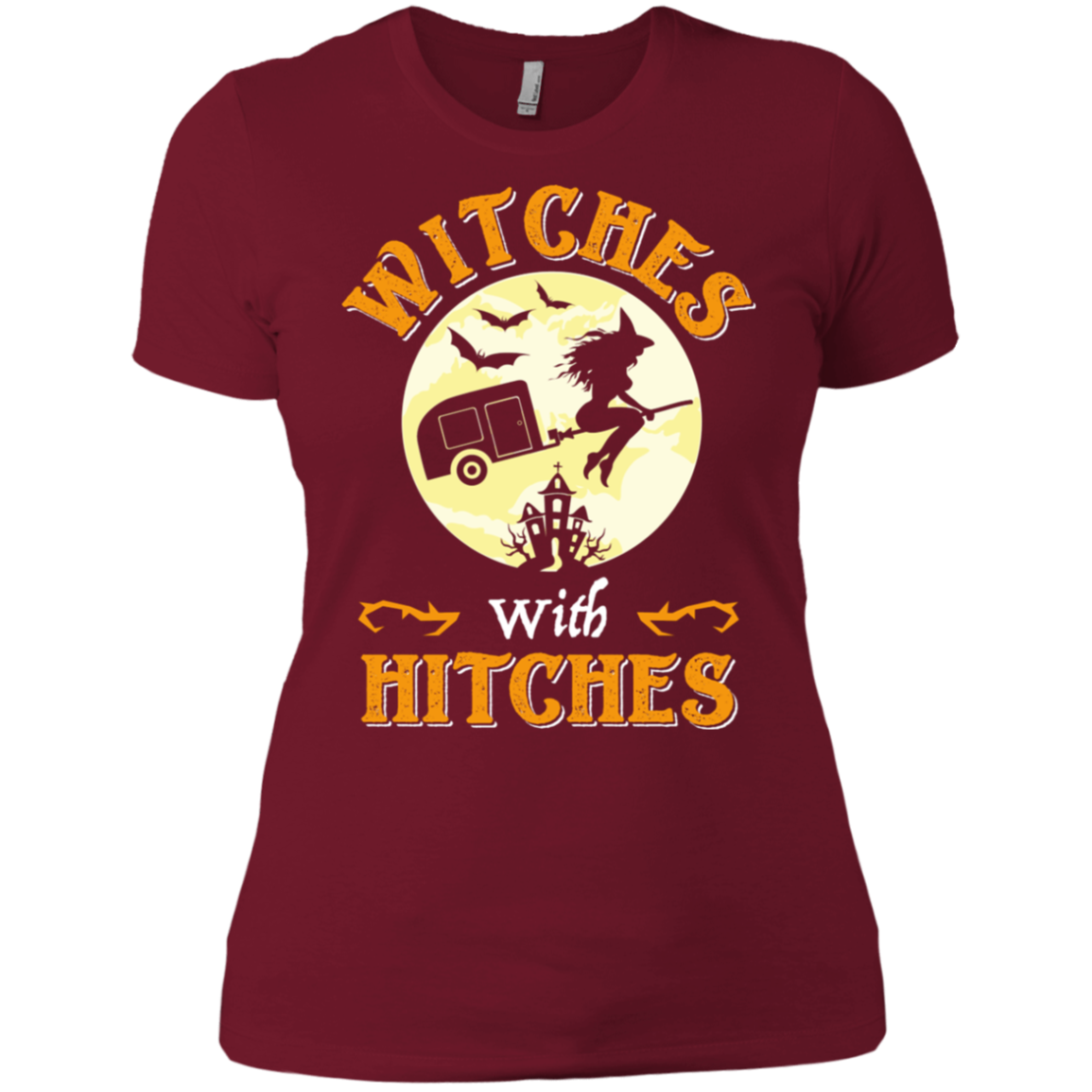 Witches With Hitches Funny Camping Halloween T-Shirt Gift