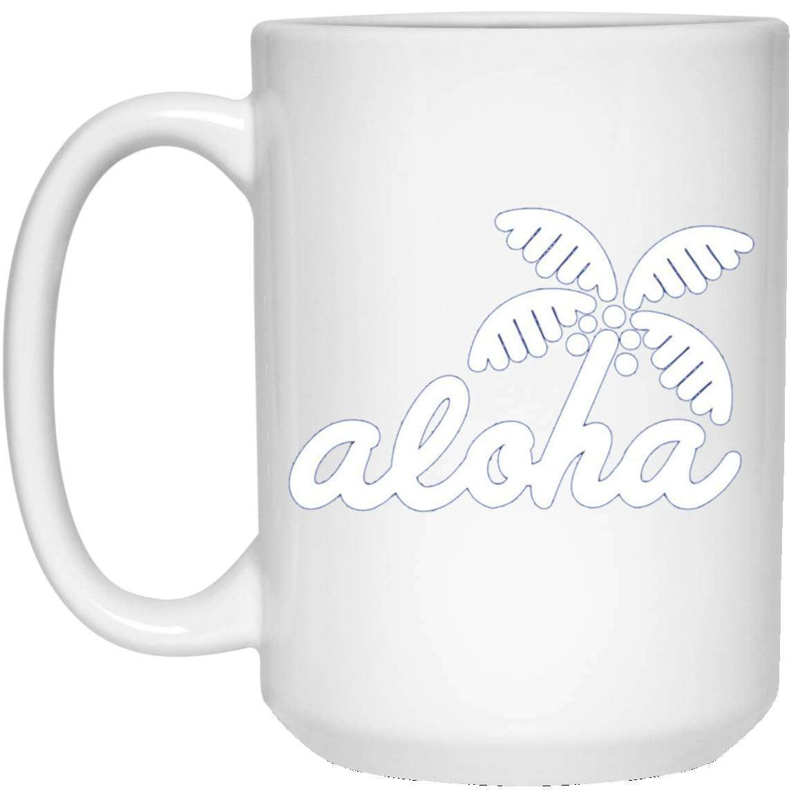 Aloha Palm Tree Simple Long Sleeve T-shirt