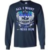 Image of All I Want Is For My Dad In Heaven Tshirt For Men