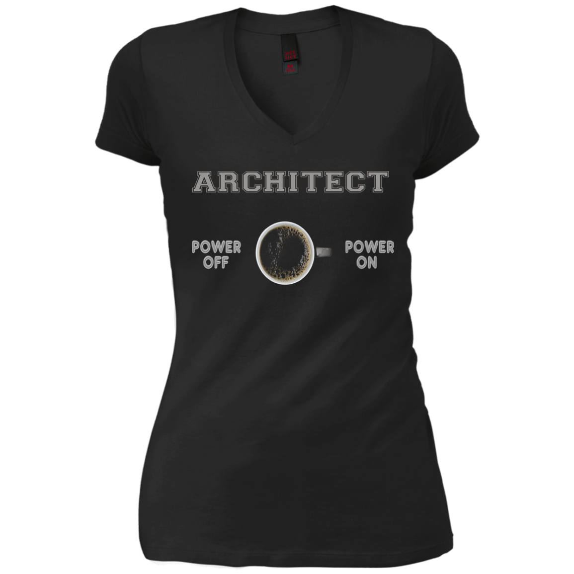 Architect T-shirt - Architect Powered By Coffee - Funny Gift