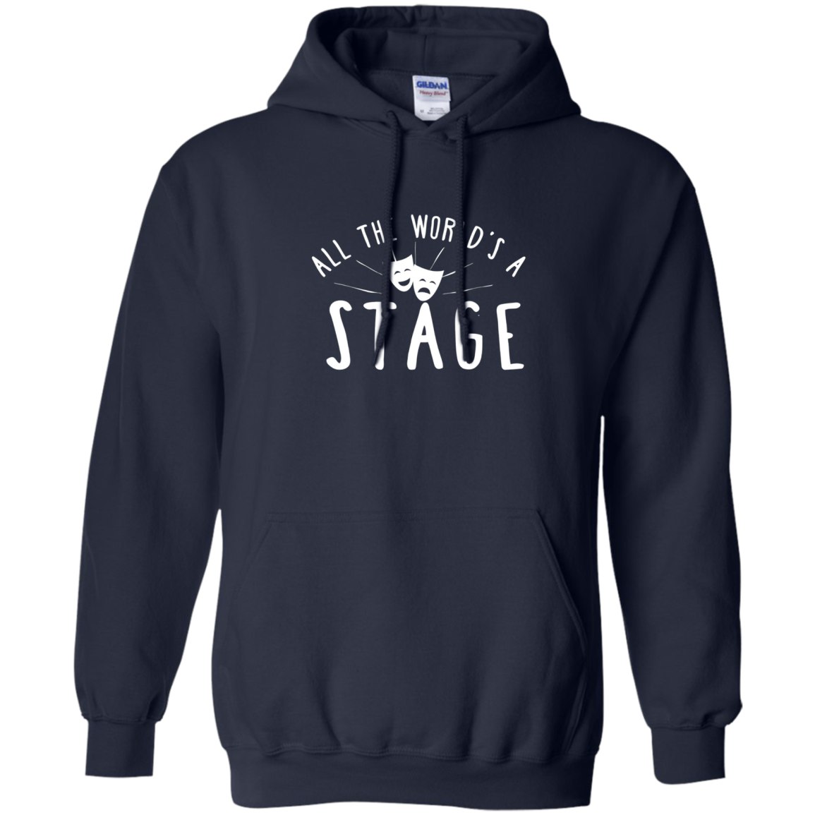 All the World's a Stage Drama Masks Theatre T-Shirt