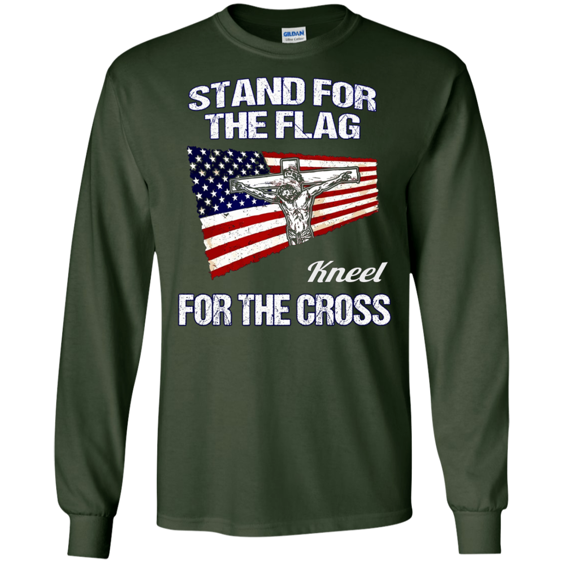 America Stand for the Flag USA Patriotic Christian Tee Shirt