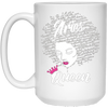 Image of Aries Zodiac Birthday Afro Gift T-Shirt for Black Women