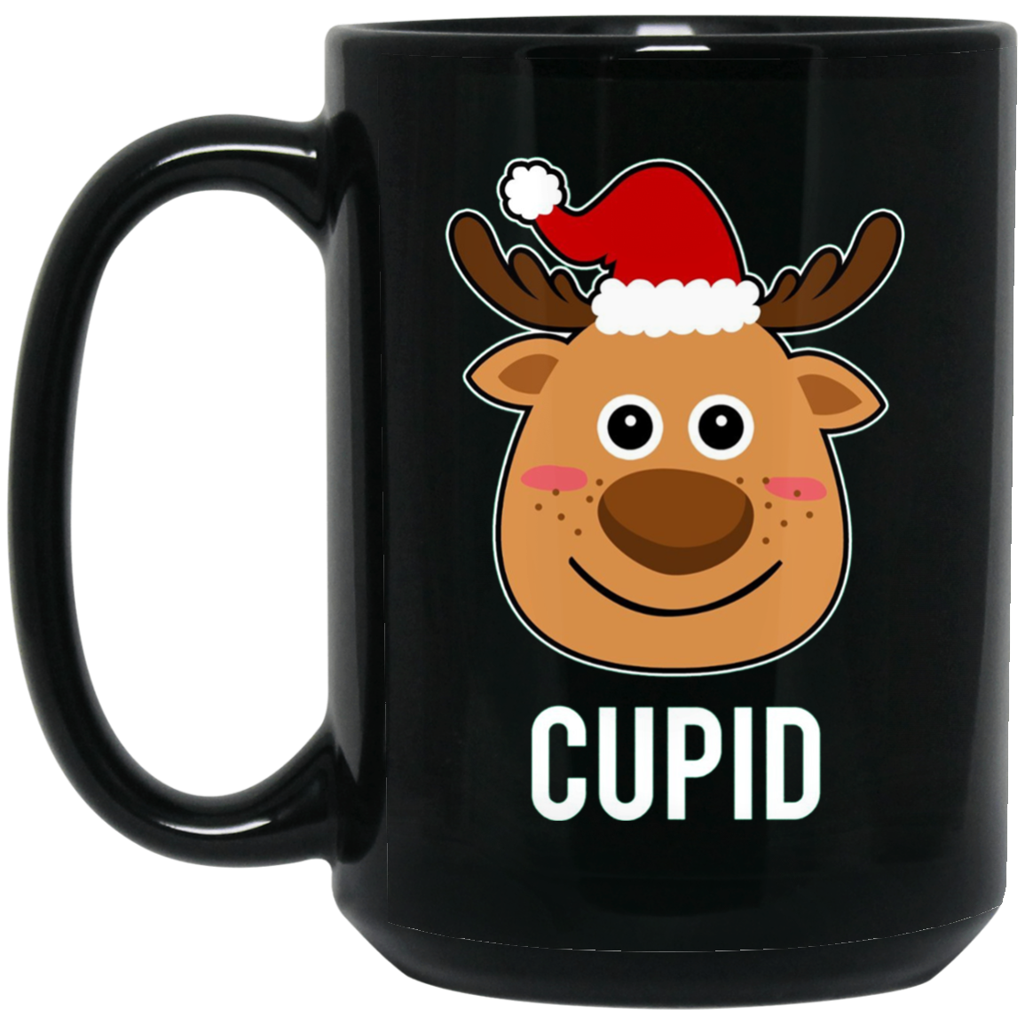 Santa Reindeer Cupid T-Shirt Christmas Group Costume Tee