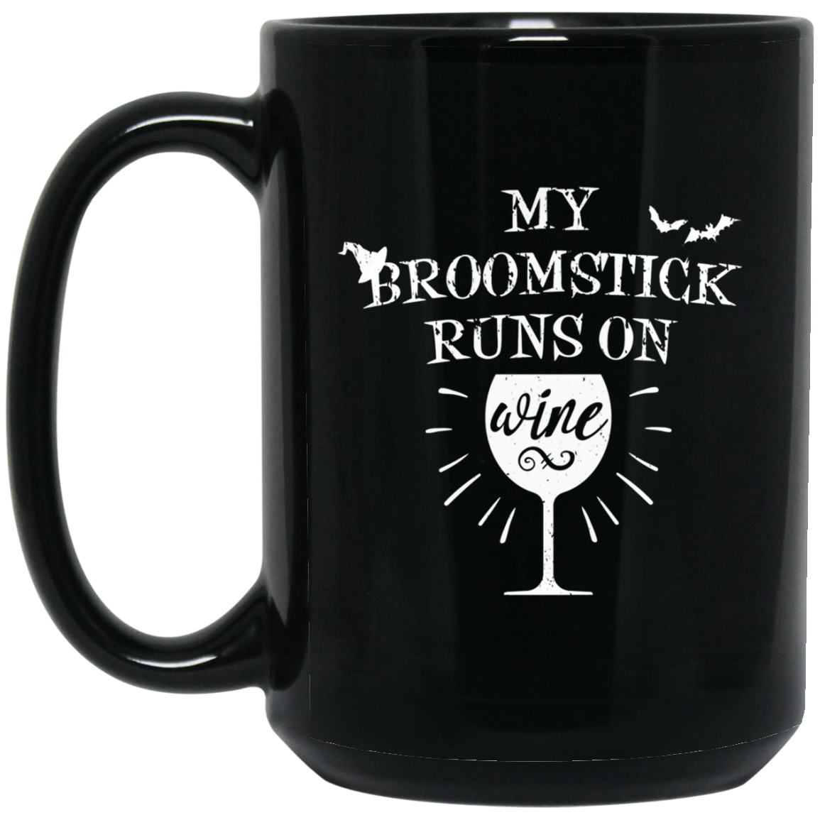 Witchy My Broomstick Runs on Wine T-Shirt