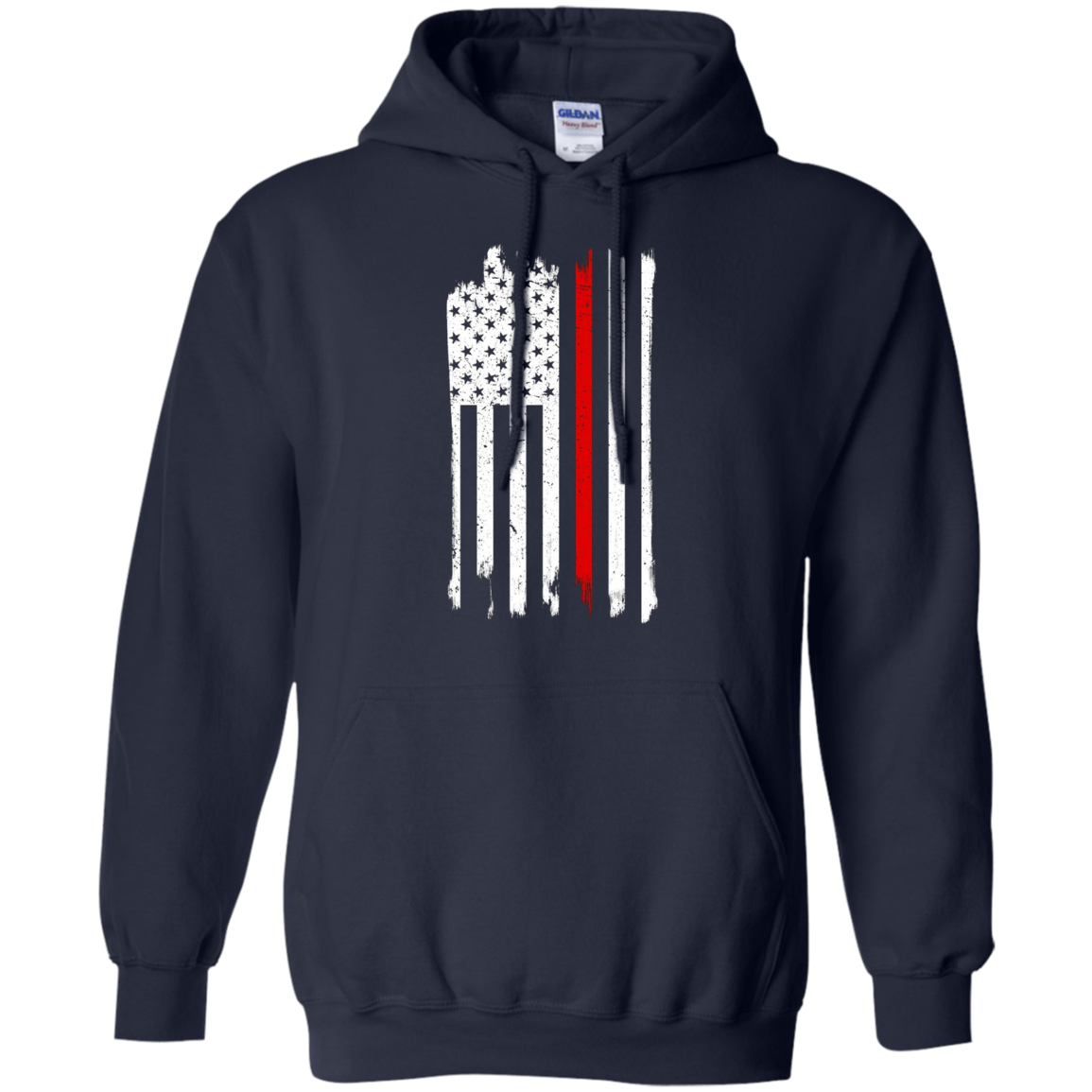 American Flag Red Line USA Patriot July 4th Sleeves Shirt