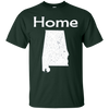 Image of Alabama Distressed Home State long sleeve t-shirt
