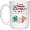 Image of American Grown With Irish Roots T-Shirt Ireland Tee