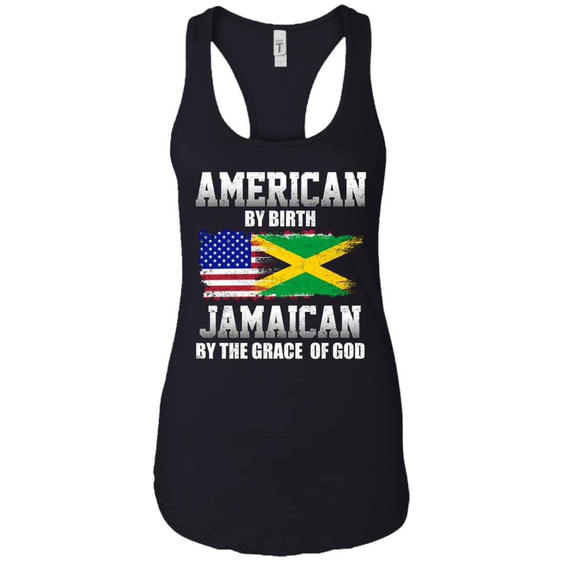 American By Birth Jamaican By The Grace Of God T-shirt