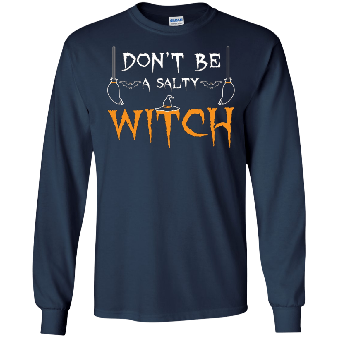 Adult Halloween Shirts - Funny Don't Be A Salty Witch TShirt