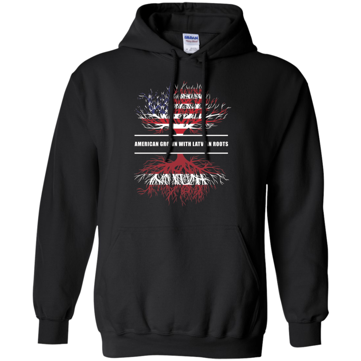American Grown With Latvian Roots T-Shirt Latvia Tee