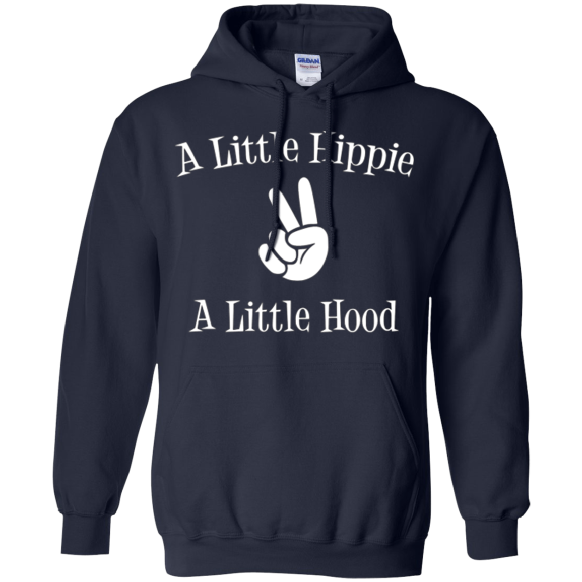 Un petit hippie Un petit t-shirt à capuche | T-shirt drôle sans soins