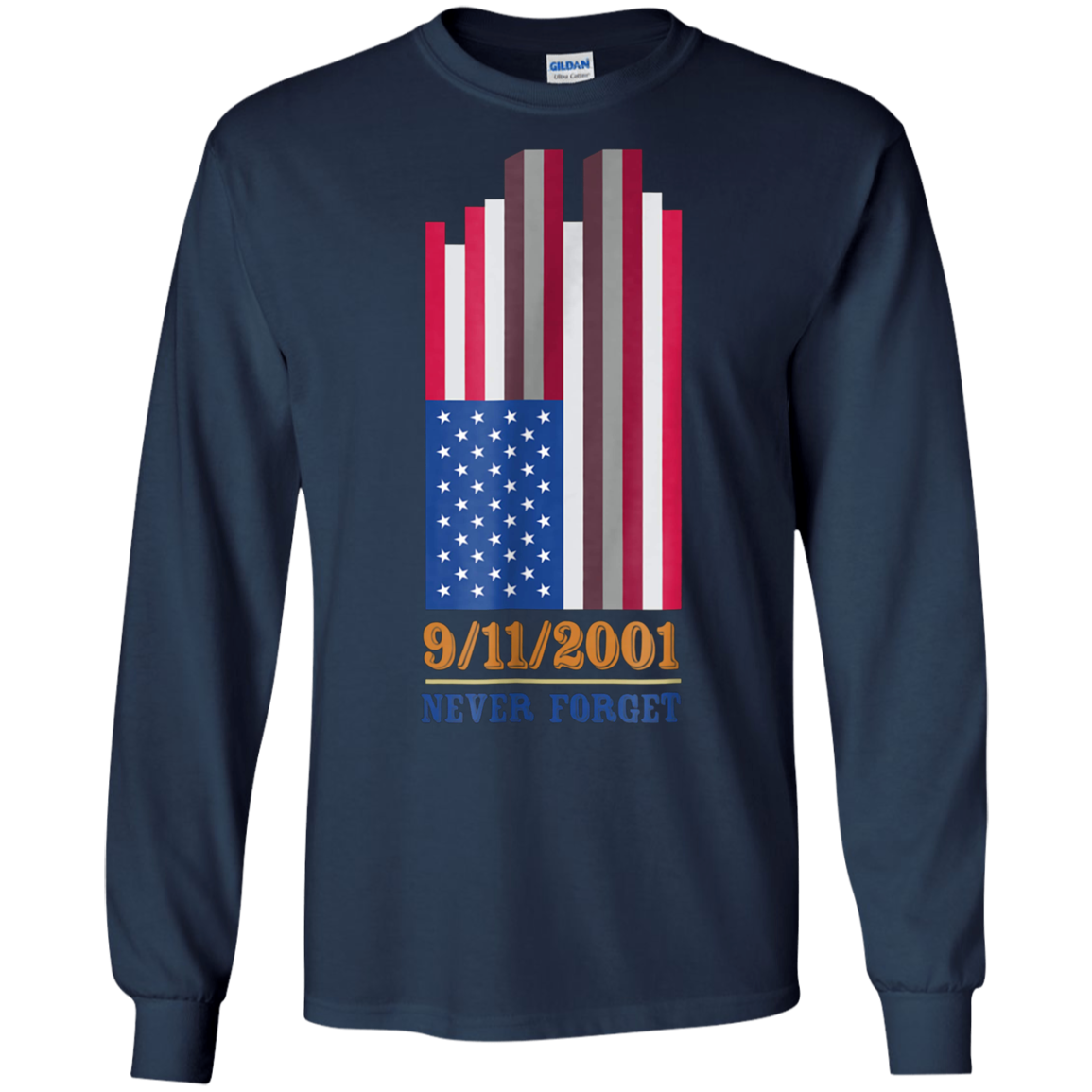 09-11-2001 Never Forget Twin Tower Was Attacked T-shirt