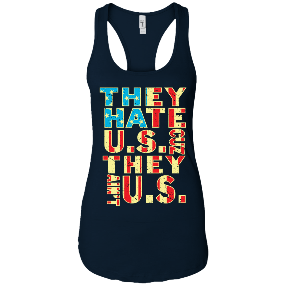 American Flag Shirt - They Hate Us Cuz They Ain't Us