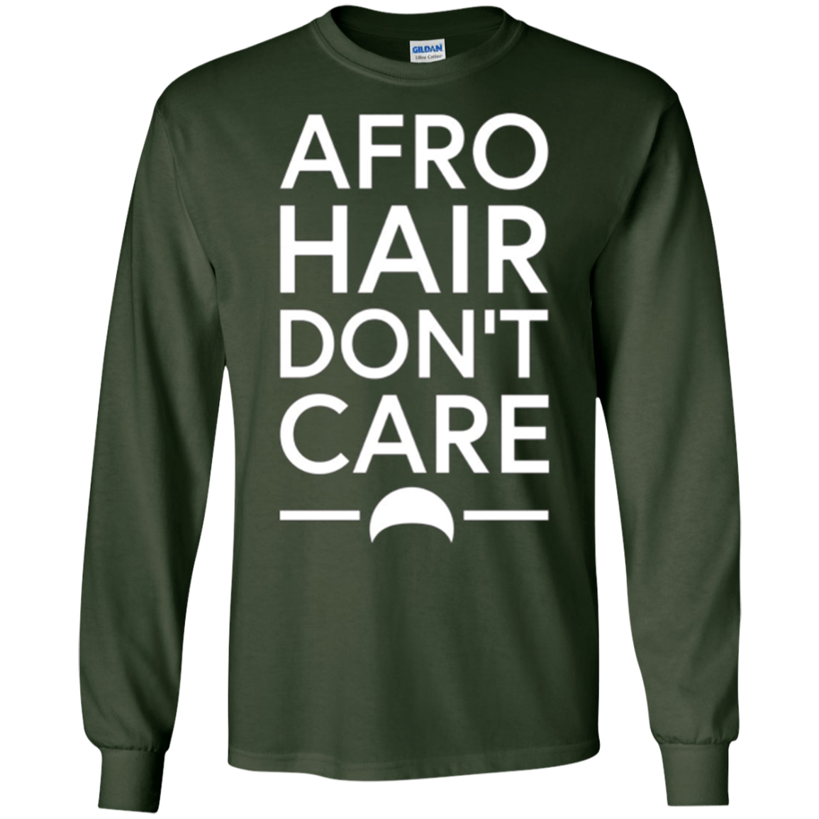 Afro Hair Don't Care Funny T-Shirt