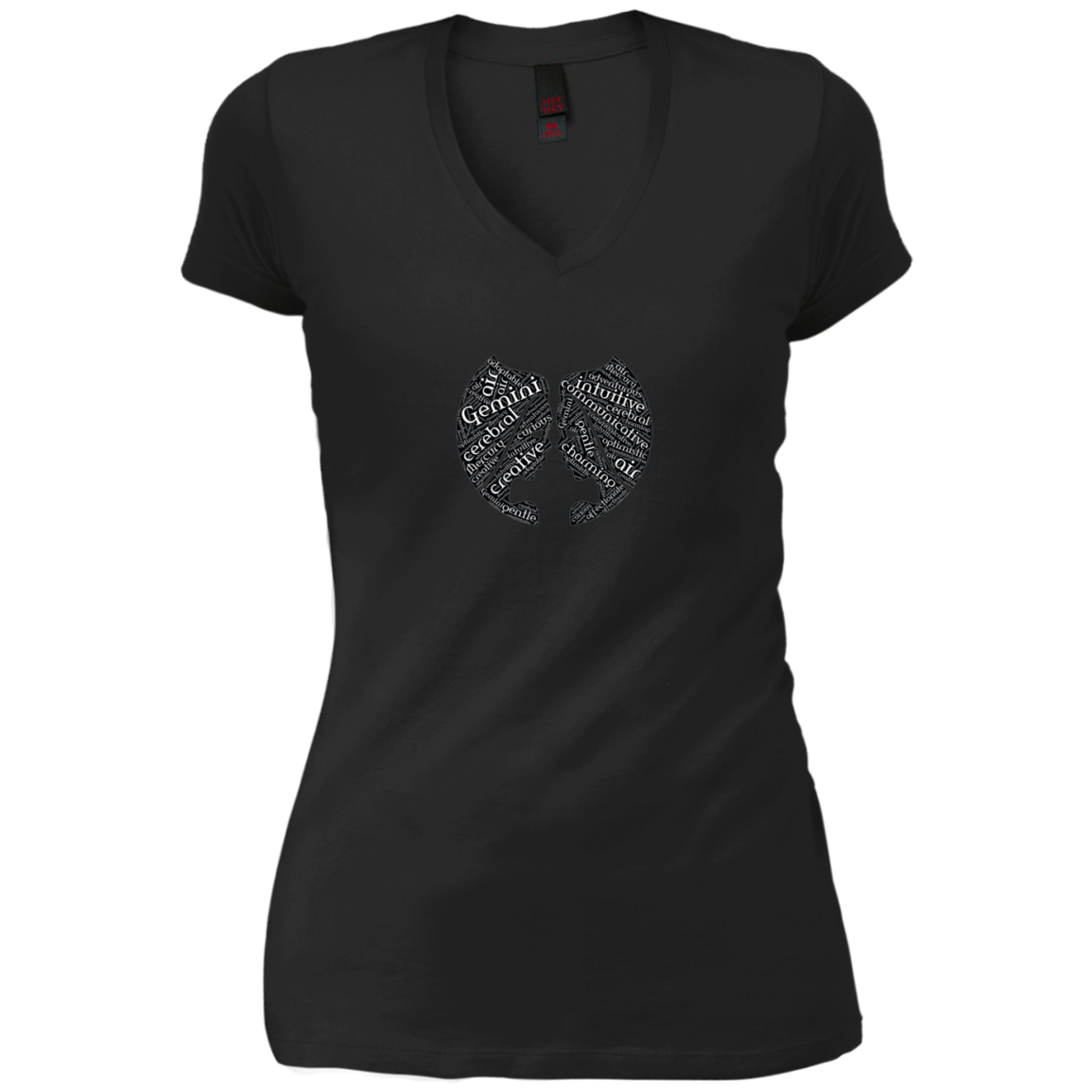 art words GEMINI Characteristics Long Sleeve Tee