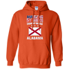 Image of American By Birth Proudly Raised In Alabama Flag Shirt