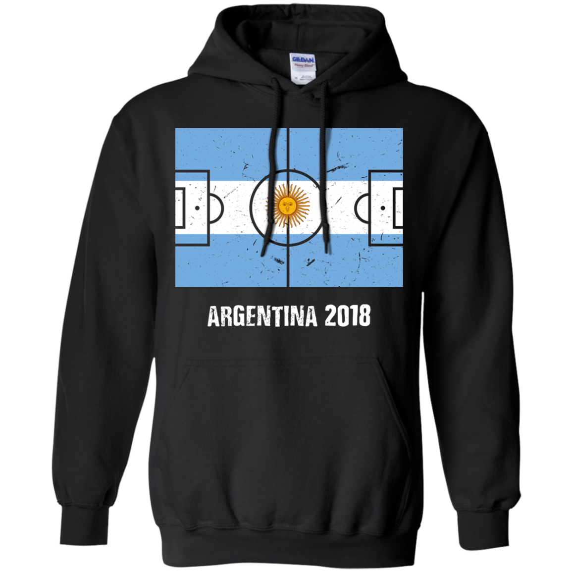 Argentina Team 2018 Tshirt Flag Field
