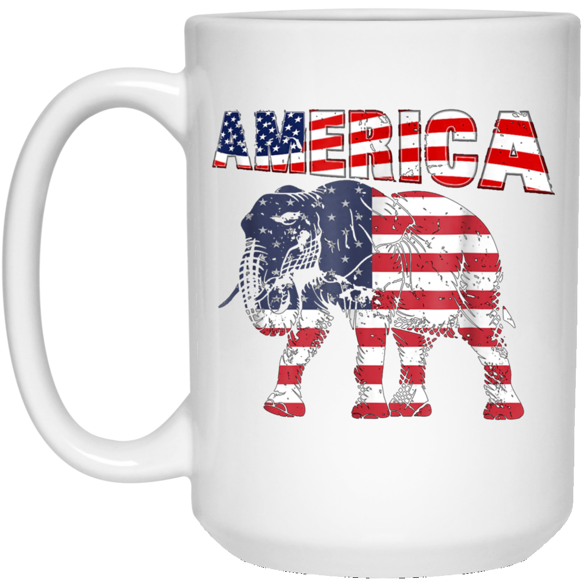 AMERICA Elephant Graphic T-Shirt Perfect Gift Women Men Kids