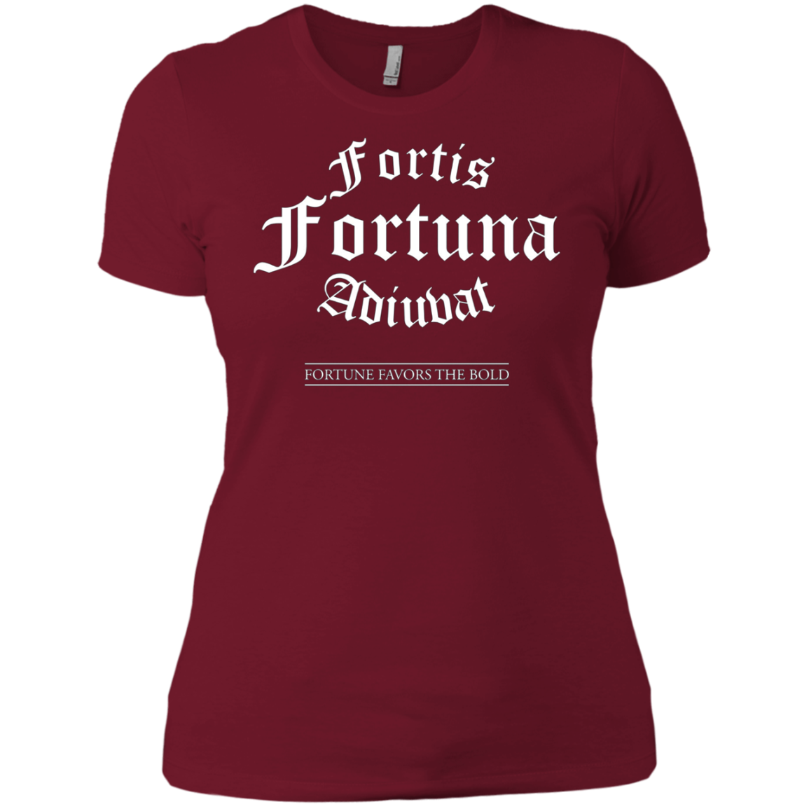 "Fortis Fortuna Adiuvat" Latin Quote T-Shirt