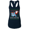 Image of Santa Riding Dolphin Merry Xmas Gift Tshirt