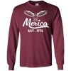 Image of America 1776 - 4th of July Patriotic America USA Shirt LS
