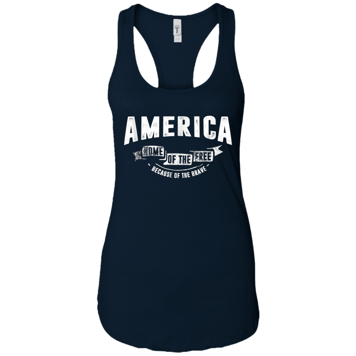 America Home of the Free Because of the Brave Shirt 2018