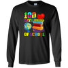 Image of 100 Days of School T Shirt - Long Sleeved Teacher Shirt