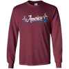 Image of America Heartbeat Blue Shirt Fourth of July Outfit Stars
