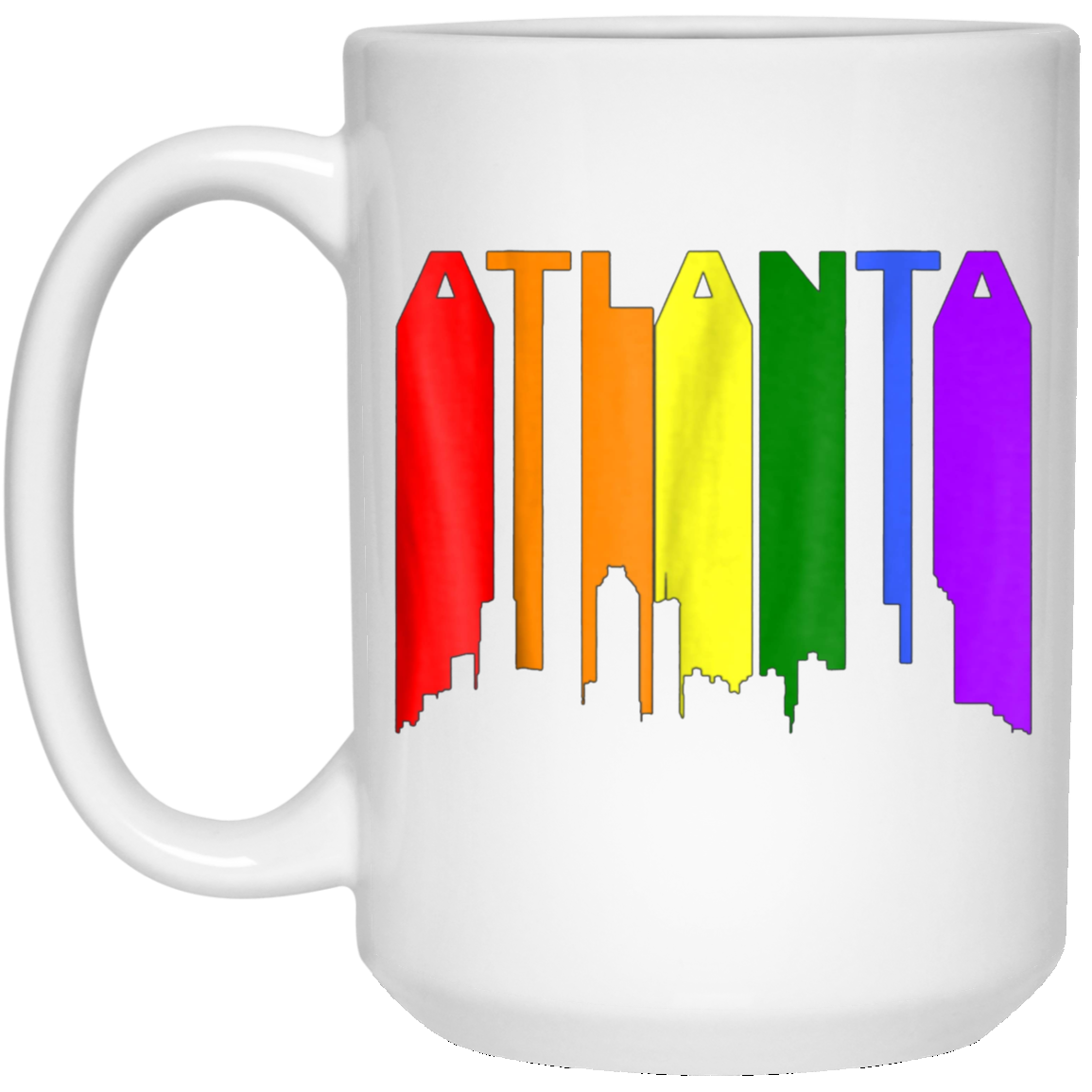 Atlanta Georgia Rainbow LGBT Gay Pride shirt