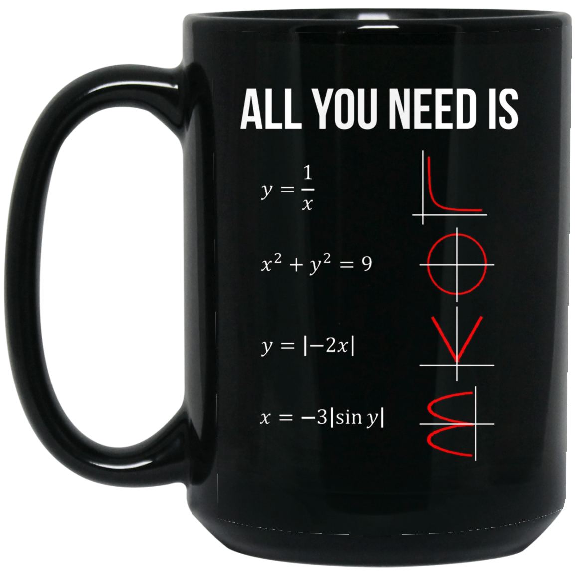 All You Need Is Love Math T-shirt