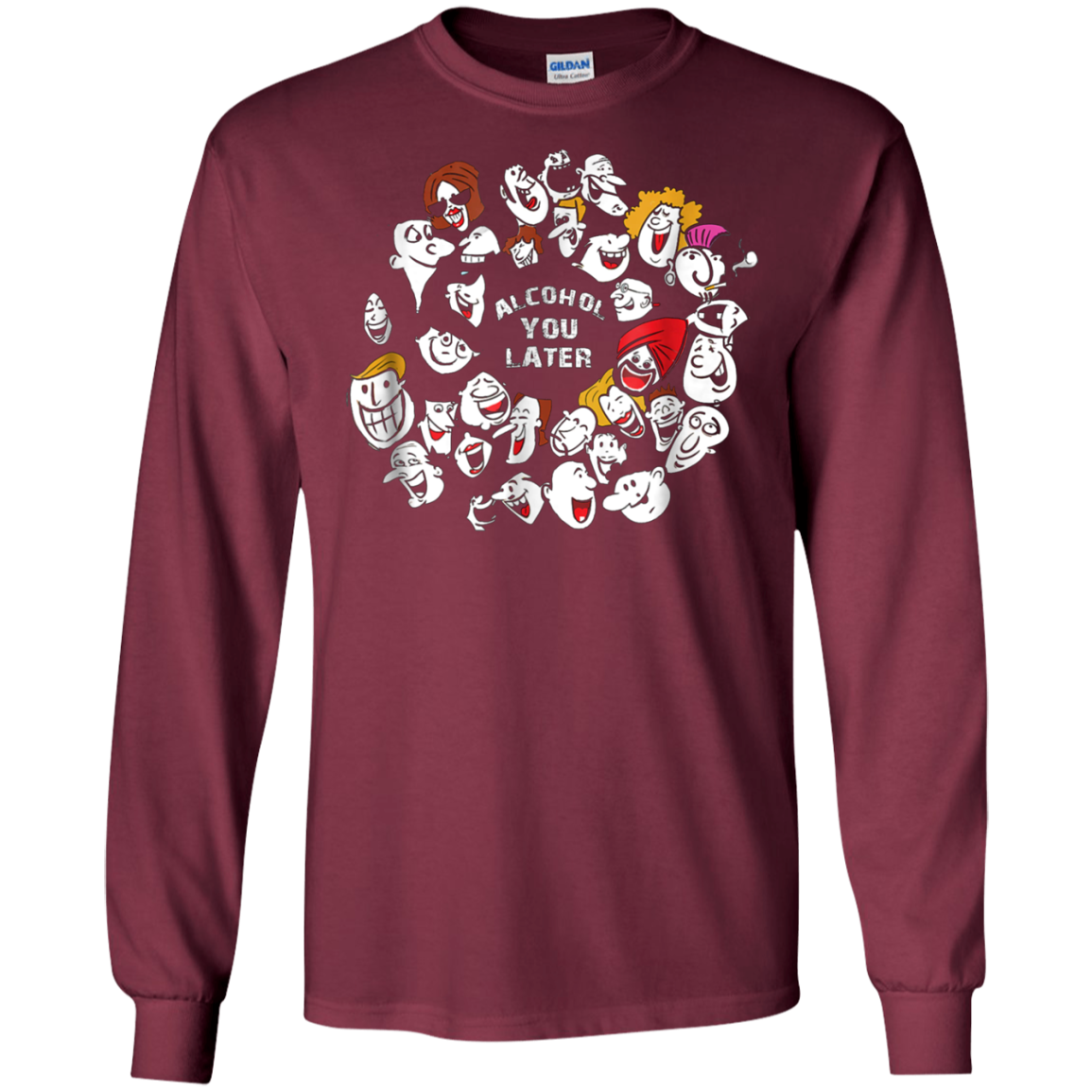 Alcohol You Later Drinking T-Shirt for Men / Women
