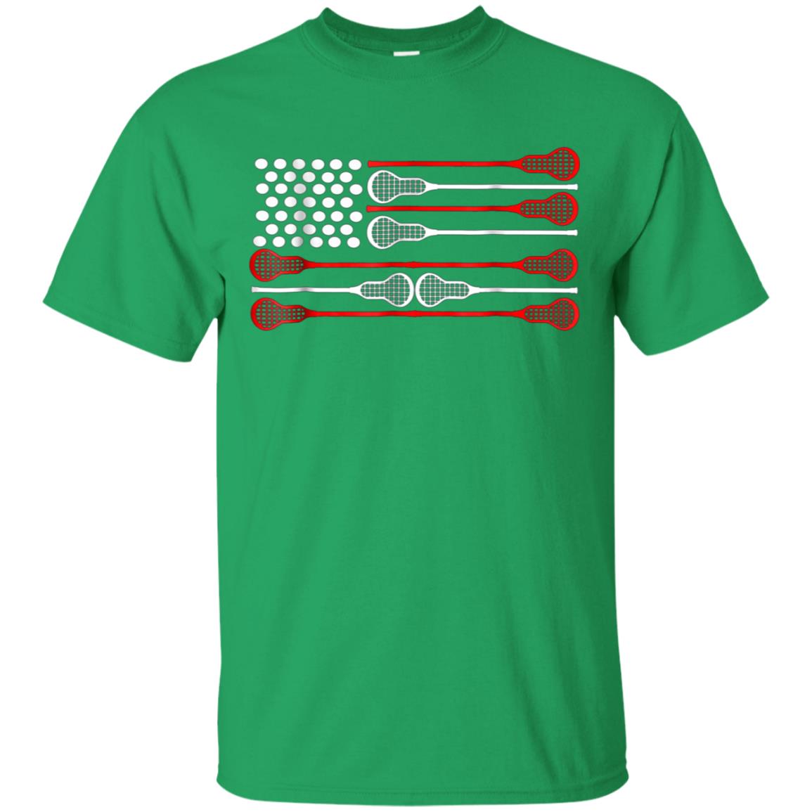 American flag lacrosse shirt 4th of july shirts for men gift