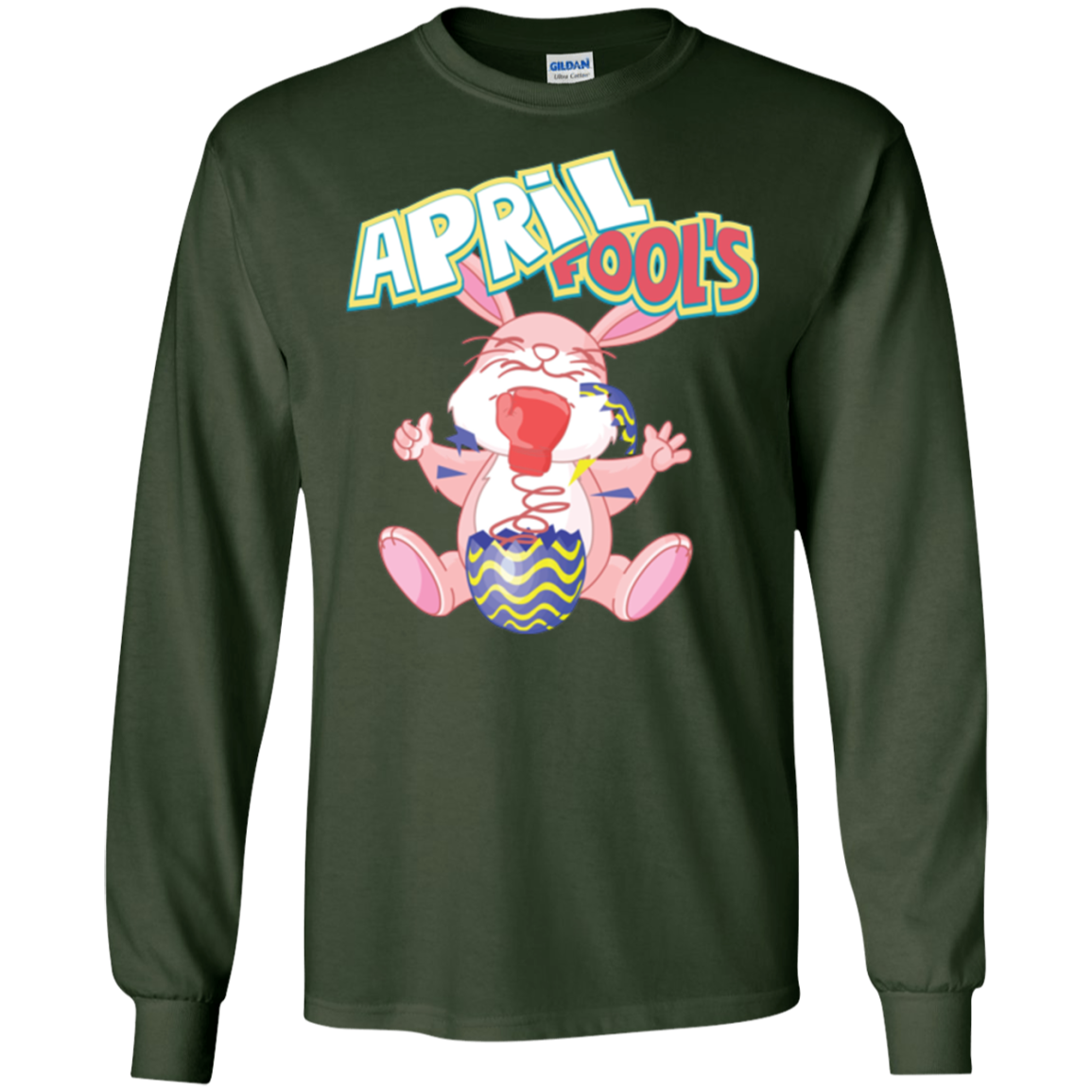 April Fools Cute Easter Bunny 2018 Gift T-Shirt Men & Women