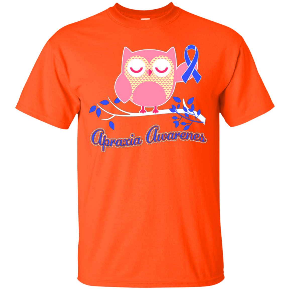 Apraxia Awareness Shirt - Owl Apraxia Awareness