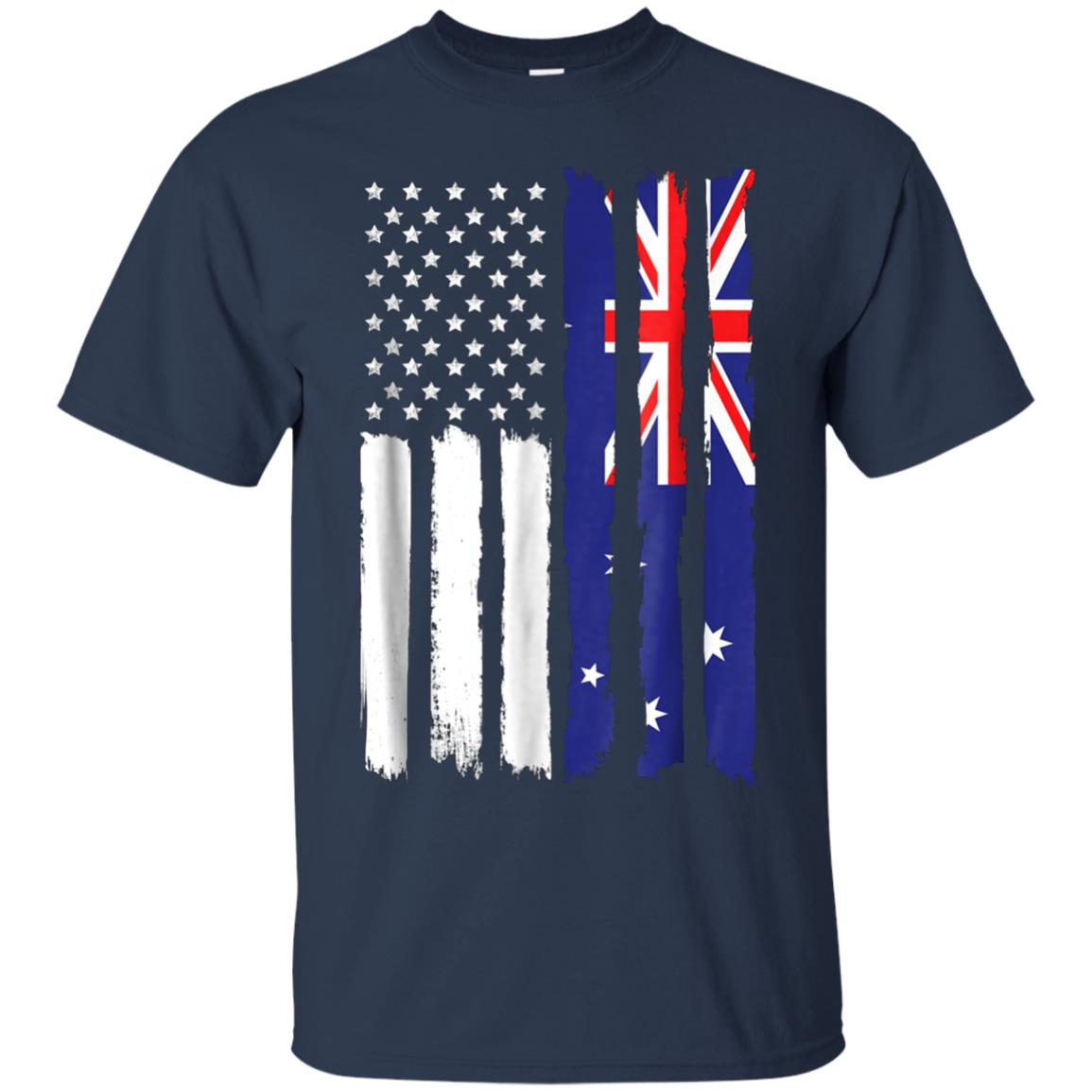 American Australia Patriotic Flag T-shirt