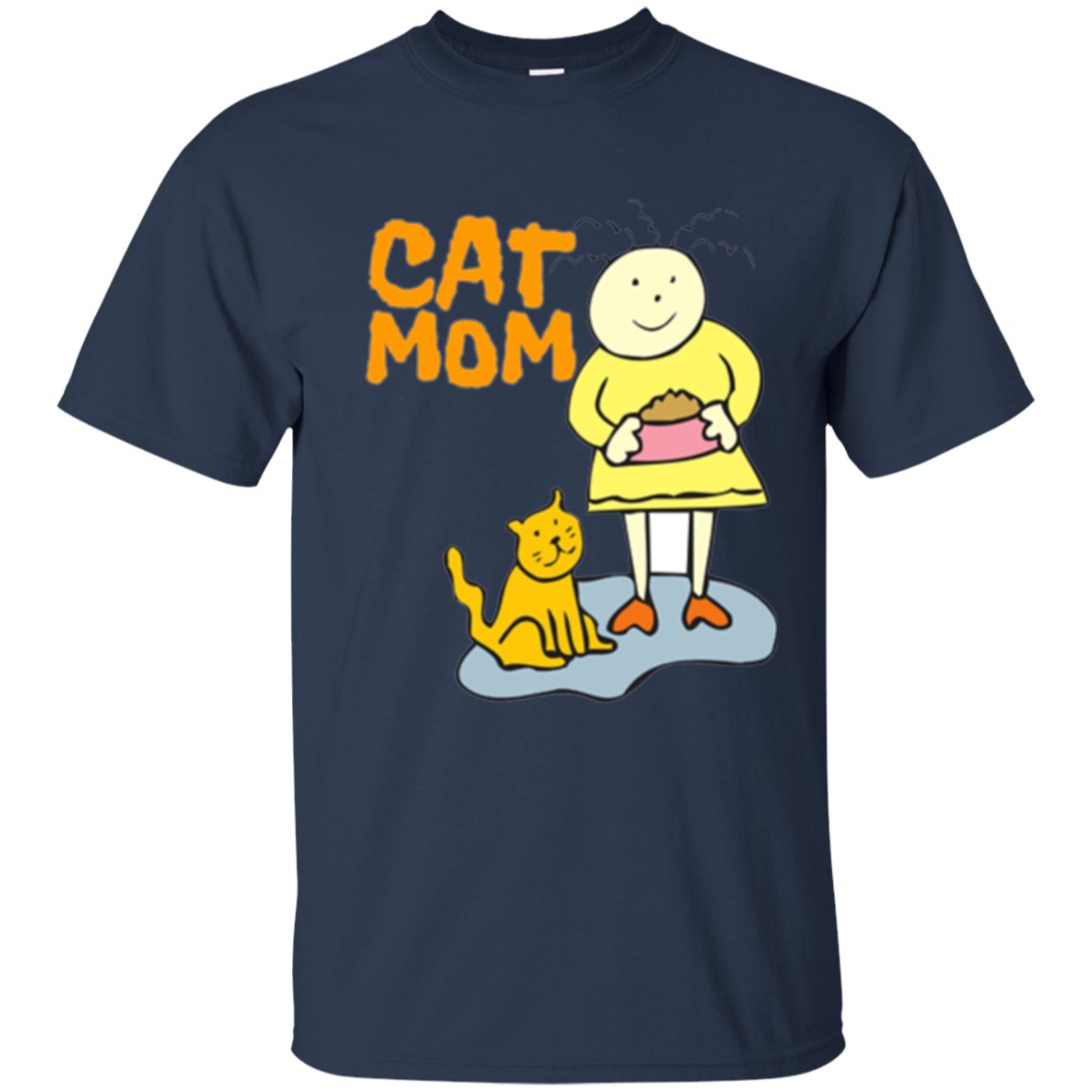 "Cat Mom" Cat Lover Cat Owner Cat Crazy T-Shirt