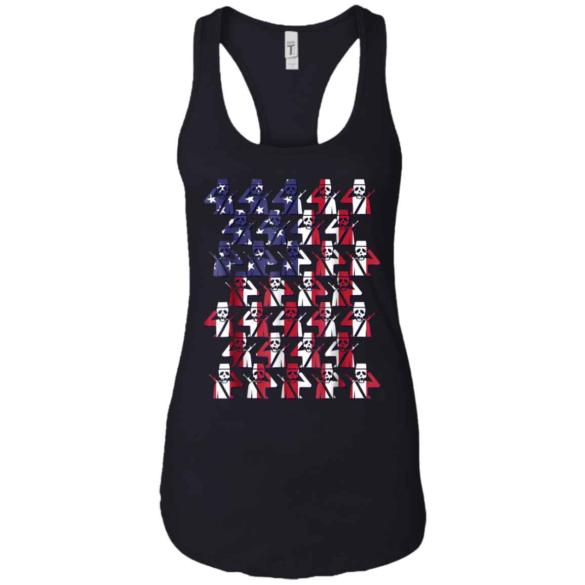 American Patriot Day Funny Skulls T Shirt Original Gift Tee