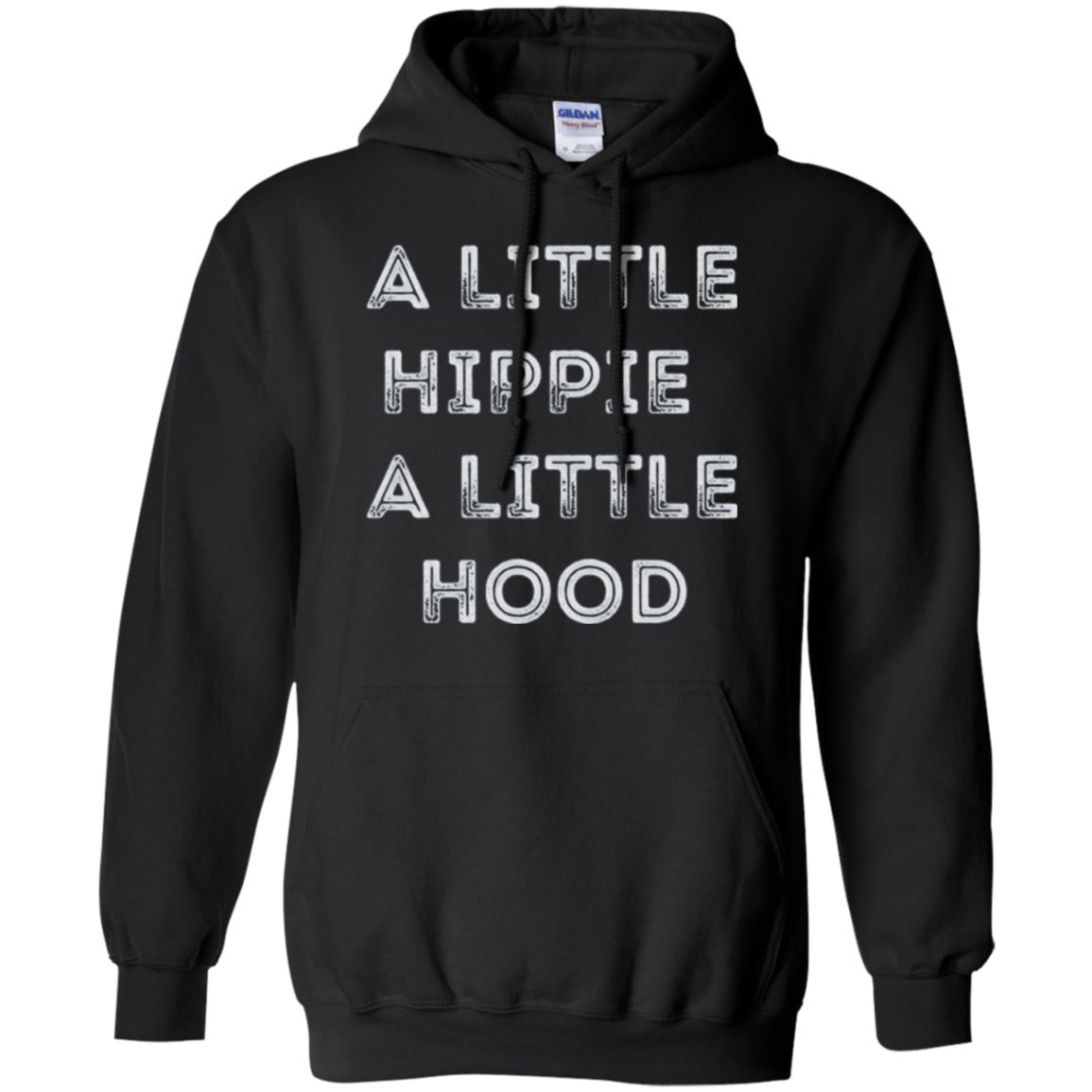 A Little Hippie A Little Hood Distressed T-Shirt