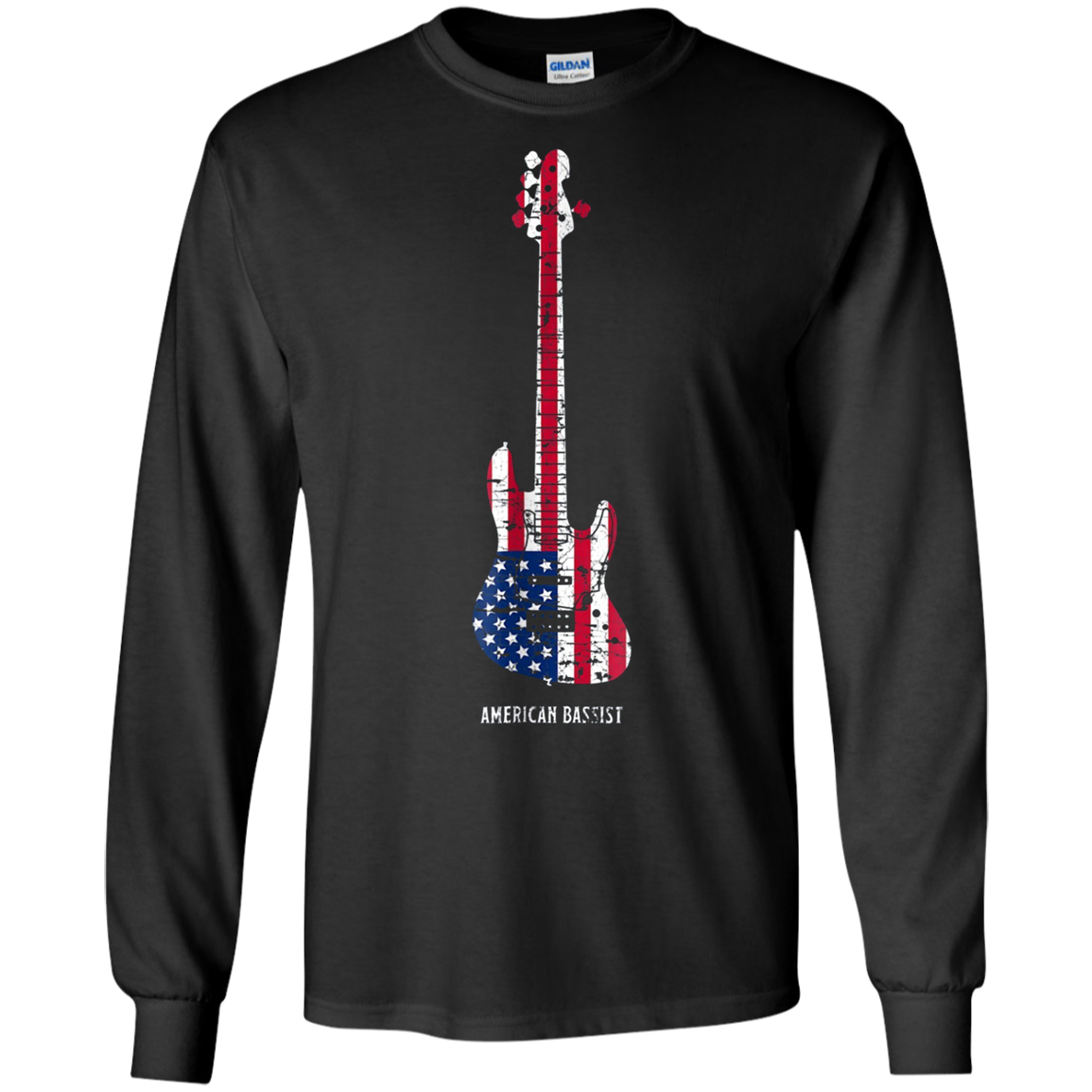 American Bassist Bass guitar Player T Shirt Music Gift Men