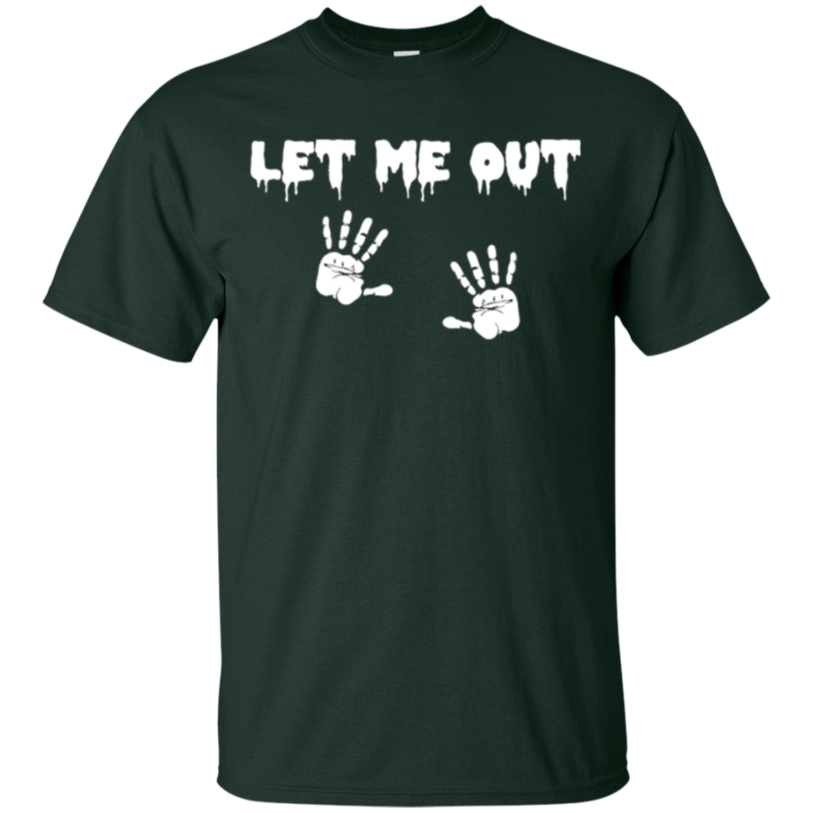 « Let Me Out » Grossesse Halloween Funny T-Shirt