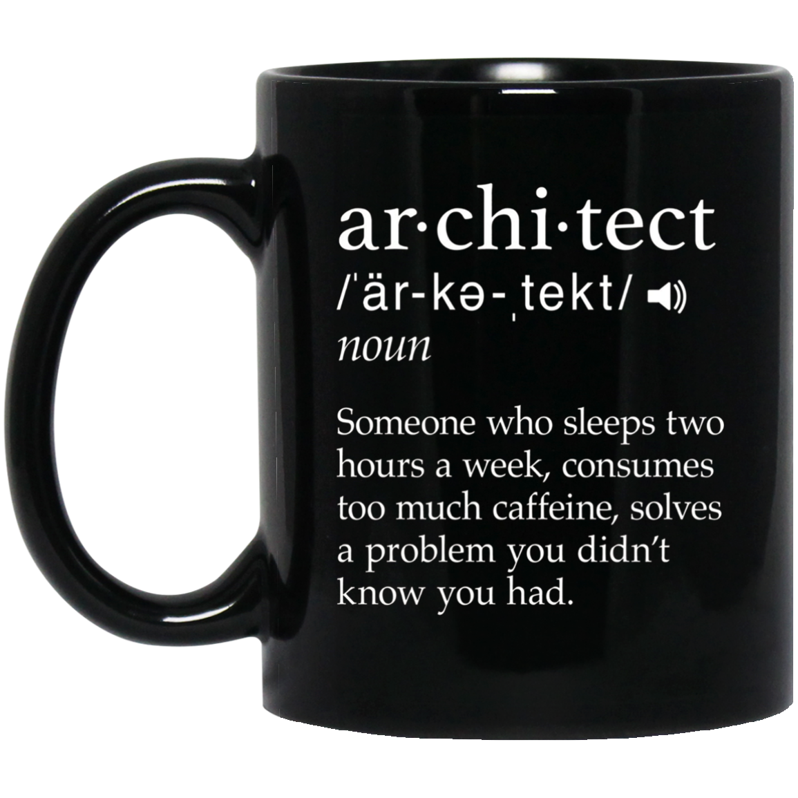 Architect Definition T-Shirt - Funny Architect Meaning Shirt