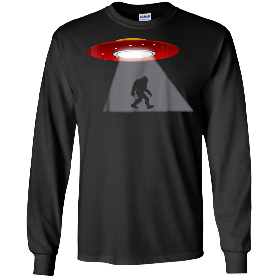 Alien Big Foot Abduction Funny Gift Idea Shirt