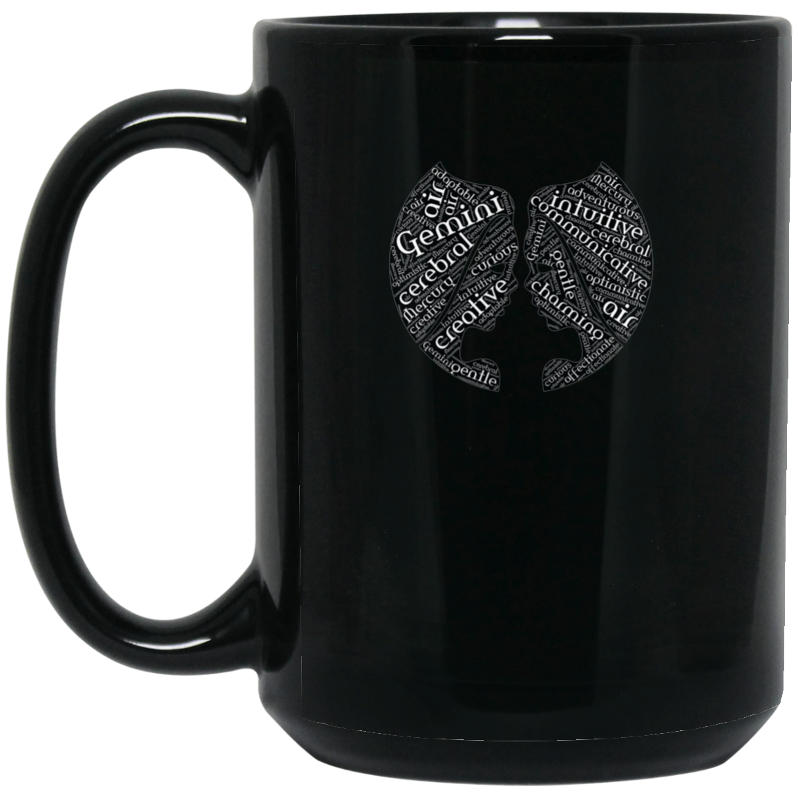 art words GEMINI Characteristics Long Sleeve Tee