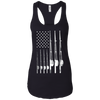 Image of 'Patriotic Fishing USA Flag' Cool Fishing July 4th Shirt
