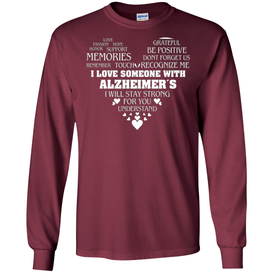 Alzheimer awareness t-shirt for family member