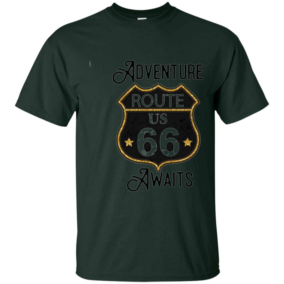 Adventure Awaits Route 66 T-Shirt