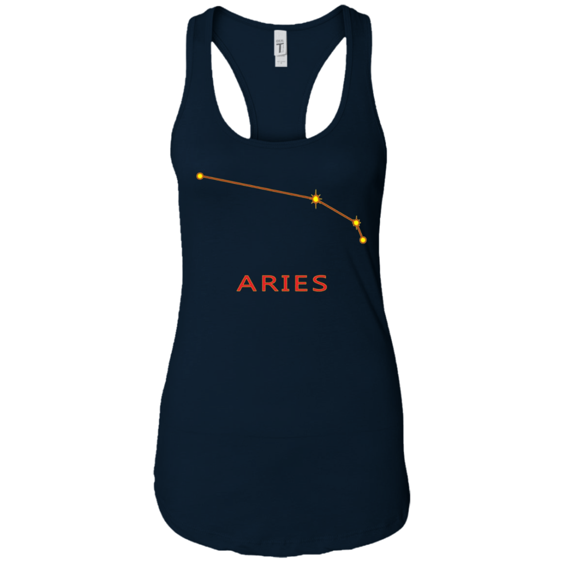 Aries Star Chart Zodiac Long Sleeve T-Shirt