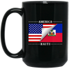 Image of American Haitian Flag Stars T-Shirt Great Gift Tee